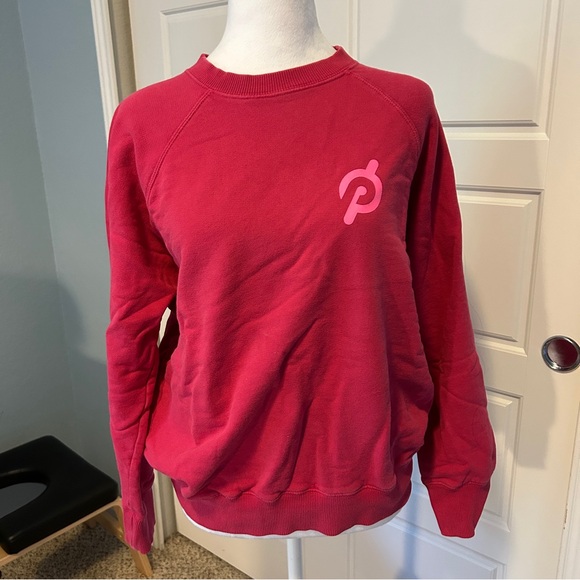 Spiritual Gangster Tops - SPIRITUAL GANGSTER X Peloton Collab Fuscia Hot Pink Sweatshirt Women’s M